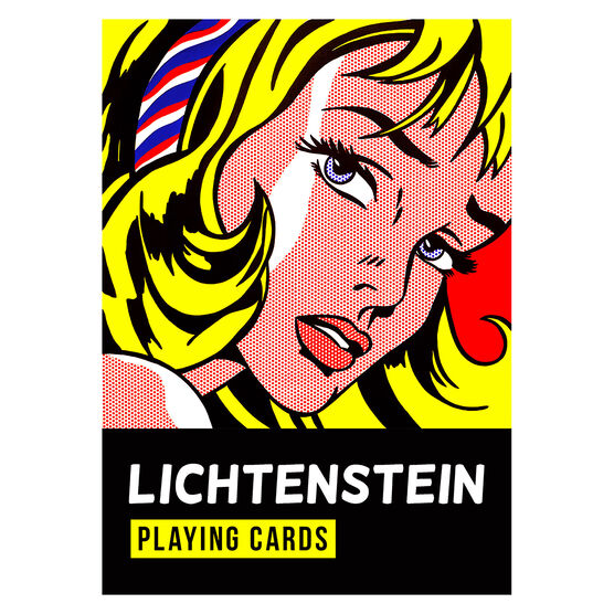 Roy Lichtenstein playing cards